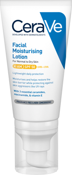 CeraVe Hydratačný pleťový krém SPF 50, 52 ml
