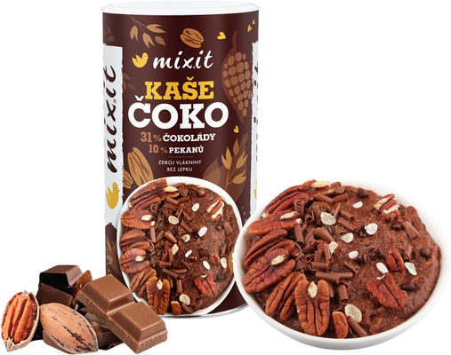 Mixit Čokoládová kaša s pekanmi, 520 g
