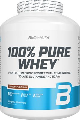 BioTech PURE WHEY dóza čokoláda-arašidové maslo 2270 g