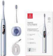 Oclean X Pro Digital Silver sonická kefka, strieborný
