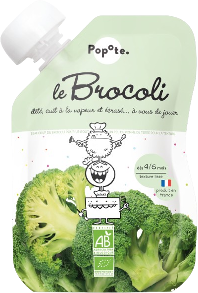 Popote vrecko BIO brokolica 120 g