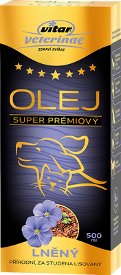 Vitar Veterinae Ľanový olej 500 ml