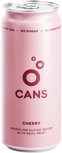 CANS Alpská perlivá voda s príchuťou višne a čerešne 330 ml