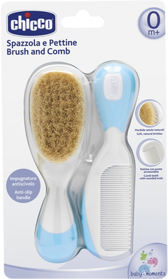 Chicco Hrebeň a kefa modrá