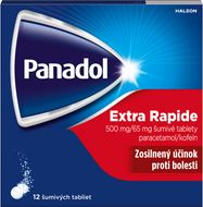 Panadol Extra Rapide pre úľavu od bolesti 12 šumivých tabliet