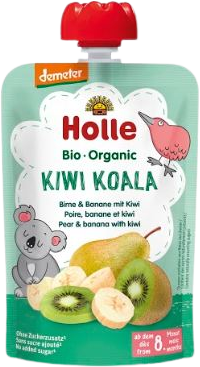 Holle Bio pyré - Kivi Koala - Hruška a banán s kivi 100 g