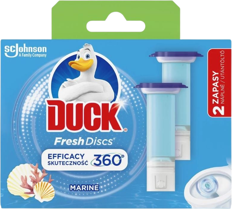 Duck WC blok Fresh Discs Marine náplň 2 x 36 ml