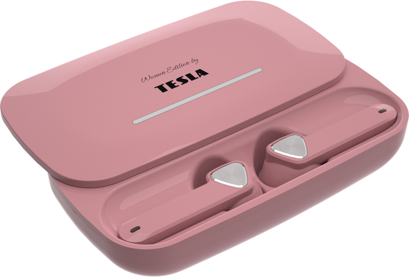 Tesla Sound EB20 - bezdrôtové Bluetooth slúchadlá (Pearl Pink)