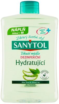Sanytol Dezinfekčné mydlo hydratujúce - náhradná náplň 500 ml