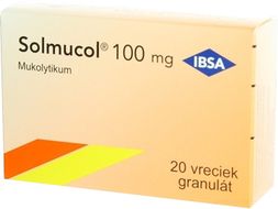Solmucol 100 mg granulát 20 x 5 g
