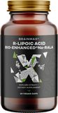 BrainMax Bio-Enhanced® Na-RALA, aktívna kyselina lipoová 60 kapsúl