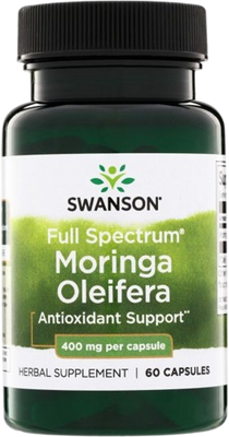 Swanson Moringa Oleifera 400mg, 60 kapsúl