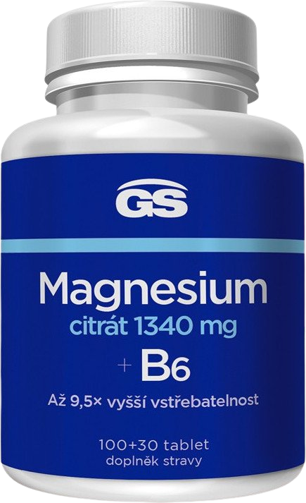 GS Magnesium citrát 1340 mg B6 567 g