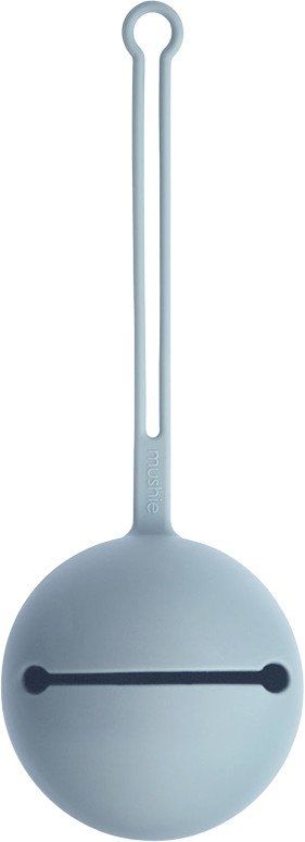 Mushie Silikónové púzdro na cumlíky - Powder Blue