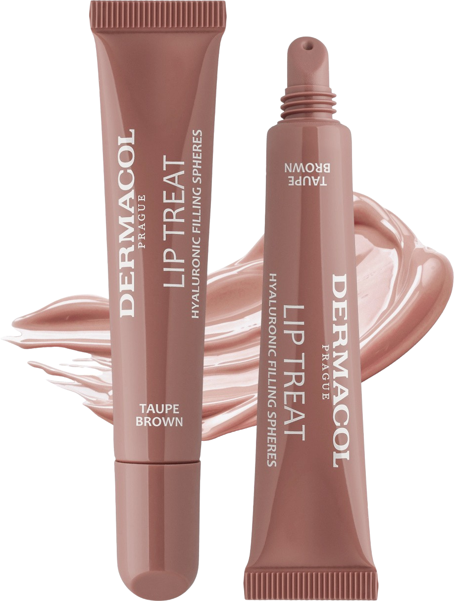 Dermacol Lip Treat starostlivosť na pery, č. 9 Taupe Brown 10 ml