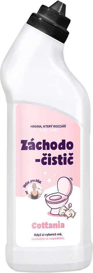 Úklid pro klid WC čistič Cottania 750 ml