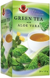 Herbex Premium Green tea s Aloe vera, 20 x 1.5 g