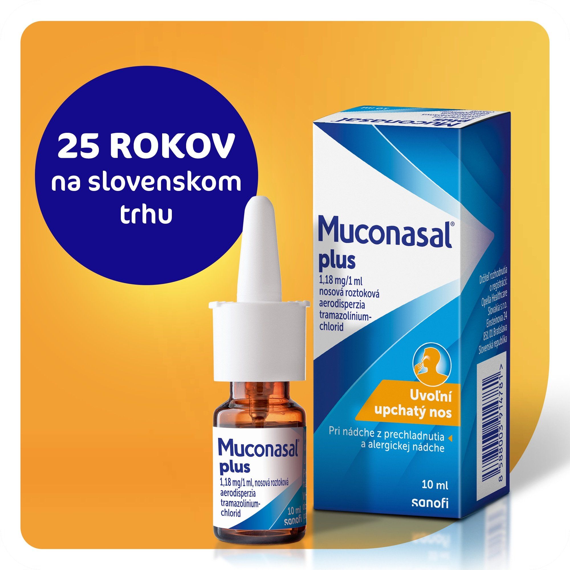 Muconasal Plus nosný sprej 10 ml