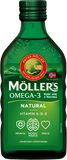 Möllers Omega 3 Rybí olej Natur z pečene tresiek 250 ml