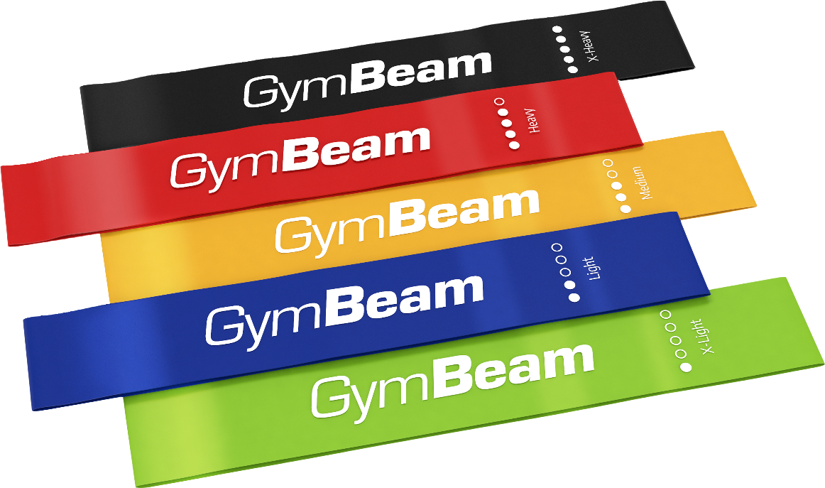 GymBeam Set posilňovacích gúm Resistance 5, 5 ks