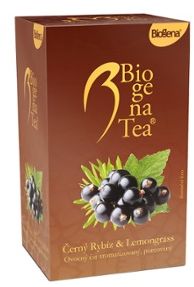 Biogena Tea Čierna ríbezl'a & Lemongrass ovocný čaj 20x2,5 g