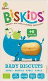 Belkorn BISkids BIO mäkké detské sušienky s jablčnou šťavou bez pridaného cukru 120 g