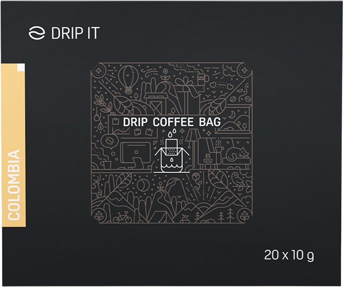 Drip it Káva vo filtri Colombia Sierra Nevada 20 x 10 g