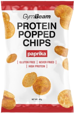 GymBeam Proteínové čipsy paprika 40 g