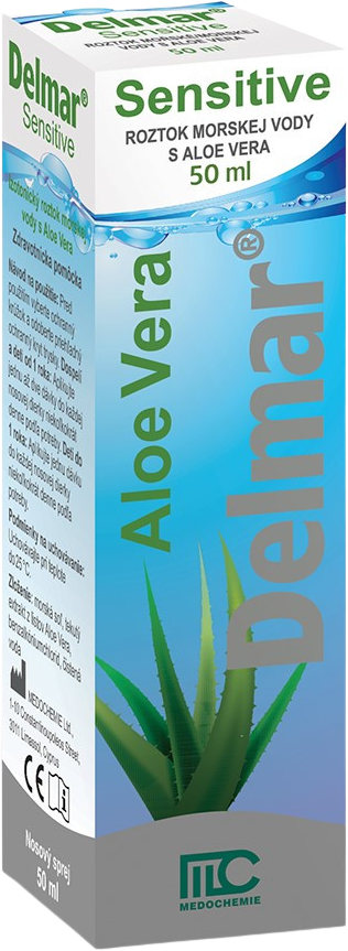 Delmar Sensitive nosový sprej s Aloe Vera 50 ml
