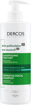 Vichy Dercos šampón proti lupinám na normálne až mastné vlasy 390 ml