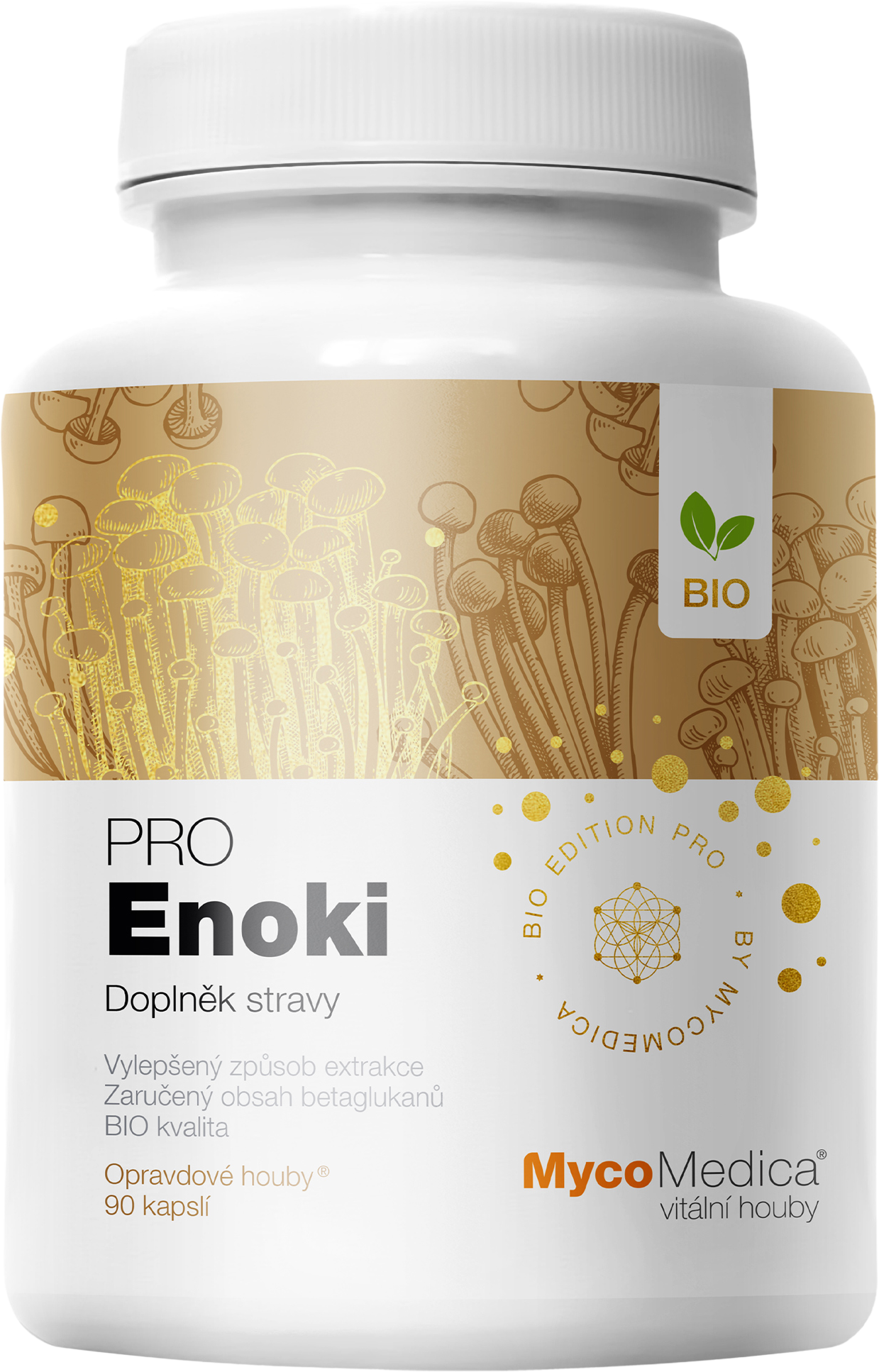 MycoMedica Bio Enoki Pro 90 kapsúl