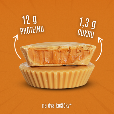 Nutry Nuts Proteínové košíčky - slaný karamel s arašidovým maslom 2 x 21 g