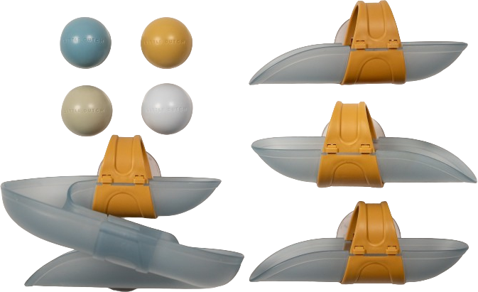 Little Dutch Dráha guličková do vane Blue 10m+