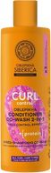 Natura Siberica Oblepikha O Curl Control Proteínový umývací kondicionér 2v1 pre kučeravé vlasy 400 ml
