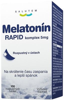 Salutem Melatonin Rapid komplex 5mg 100 tabliet