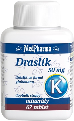 MedPharma Draslík 50 mg 67 tabliet