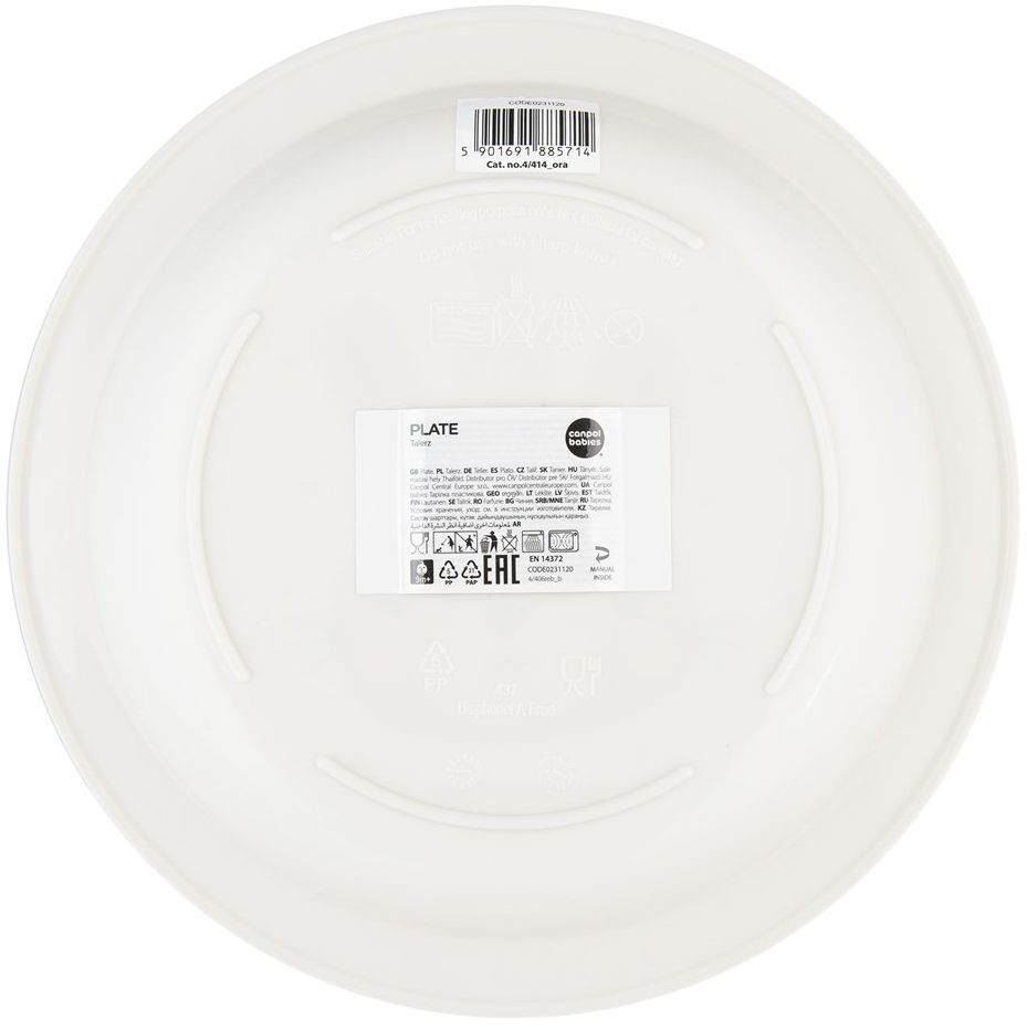 Canpol babies Tanier plastový Cute animals - zajac