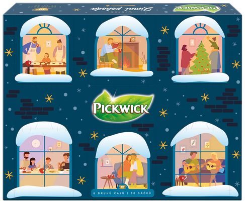 Pickwick Zimná pohoda - Kolekcia okienok čaju pre každú zimnú chvíľu 30 vrecúšok