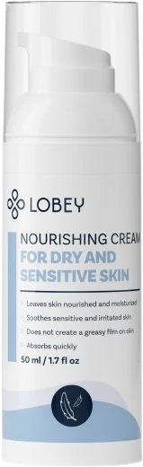 Lobey Vyživujúci krém na suchú a citlivú pleť 50 ml