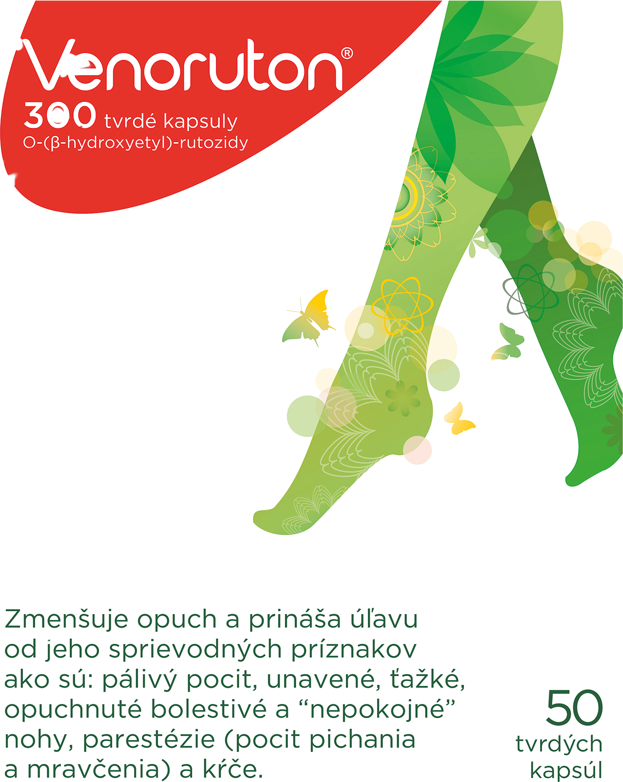 Venoruton 300, 1 x 50 tvrdých kapsúl