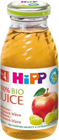 HiPP Šťava jablkovo - hroznová 200 ml