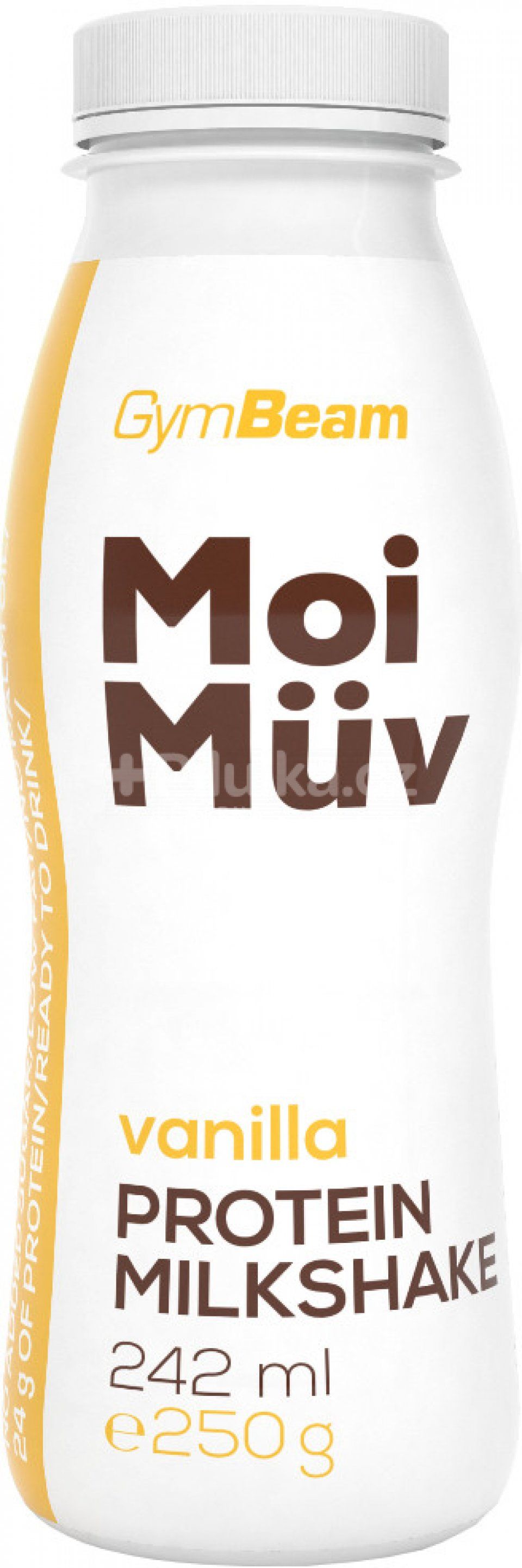 GymBeam MoiMüv Protein Milkshake Vanilka 12 x 242 ml