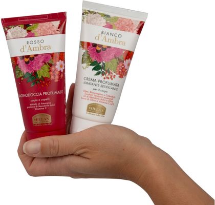 Helan Collana d Ambra sada sprchového gélu a telového krému 2 x 75 ml