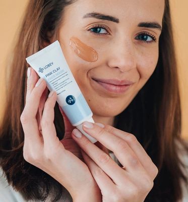 Lobey Pleťová maska s ružovým ílom 50 ml