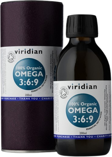 Viridian 100% Organic Omega 3:6:9 Oil, 200 ml