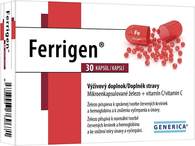 Generica Ferrigen 30 kapsúl