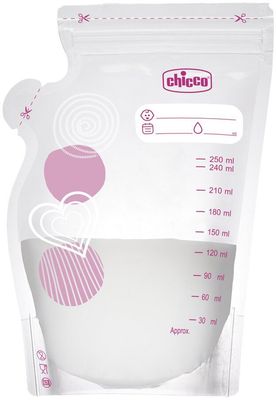 Chicco Vrecká na materské mlieko 250 ml, 30 ks