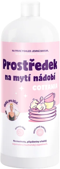 Úklid pro klid Prostriedok na umývanie riadu Cottania 1 l