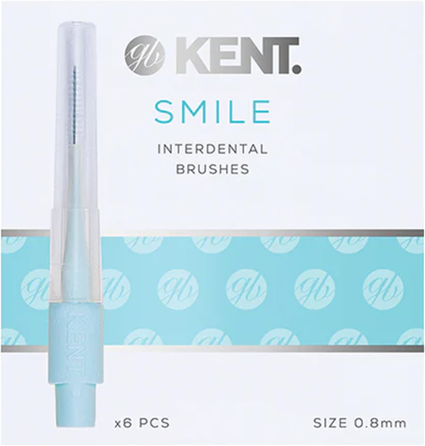 GB Kent & Sons Plc Medzizubné kefky SMILE 0,8 mm, 6 ks