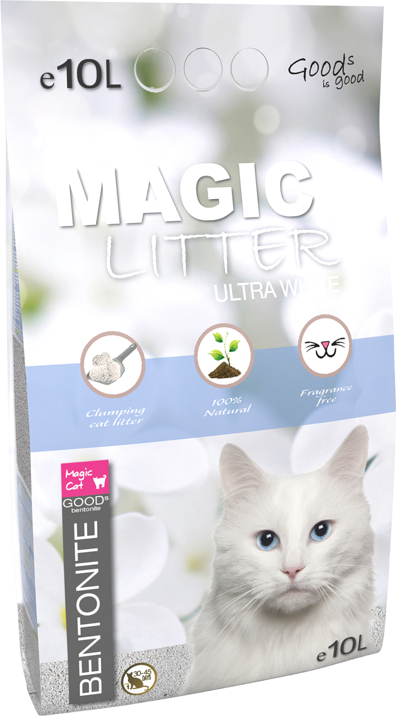 Mačkolit Litter Bentonite Ultra White 9 kg